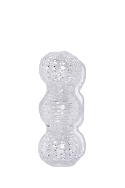 Men's Clear Threeway Masturbator