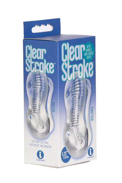 Men's Clear Twister Masturbator