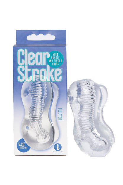 Men's Clear Twister Masturbator