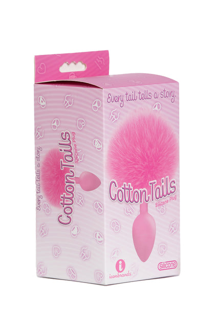 Pink Bunny Tail Butt Plug