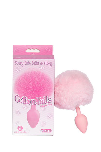 Pink Bunny Tail Butt Plug
