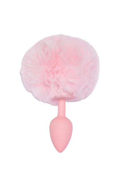 Pink Bunny Tail Butt Plug