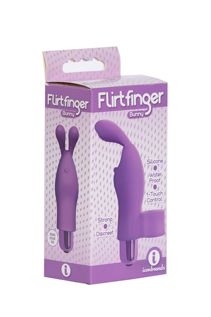 Purple Bunny Finger Vibrator