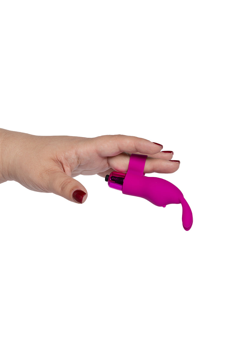 Purple Bunny Finger Vibrator