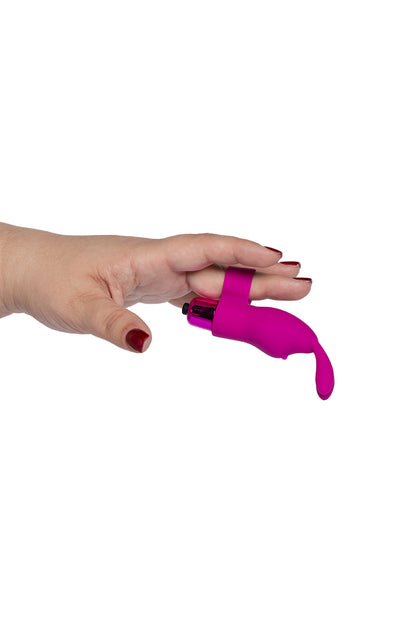 Purple Bunny Finger Vibrator