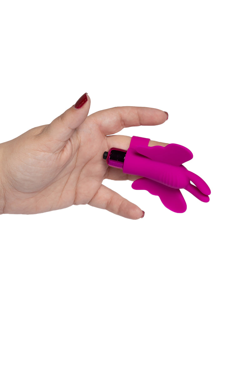 Purple Butterfly Finger Vibrator