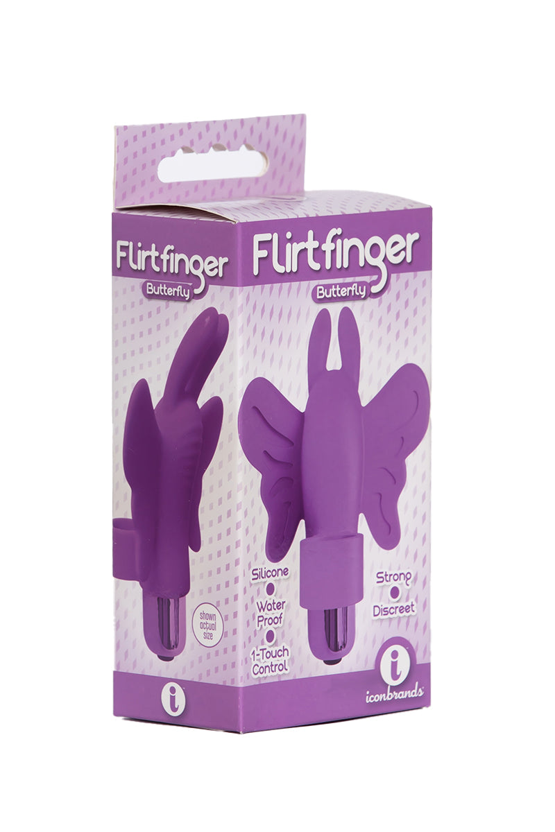 Purple Butterfly Finger Vibrator