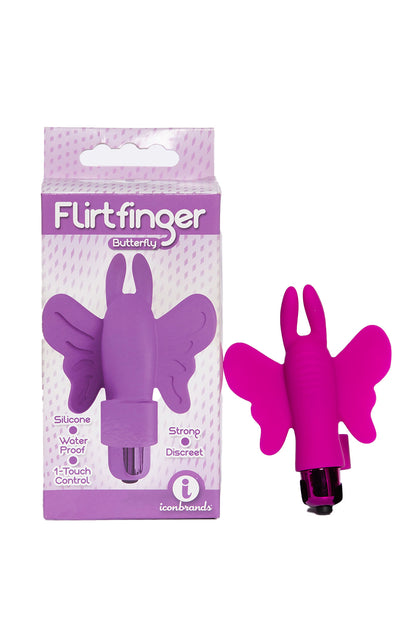 Purple Butterfly Finger Vibrator