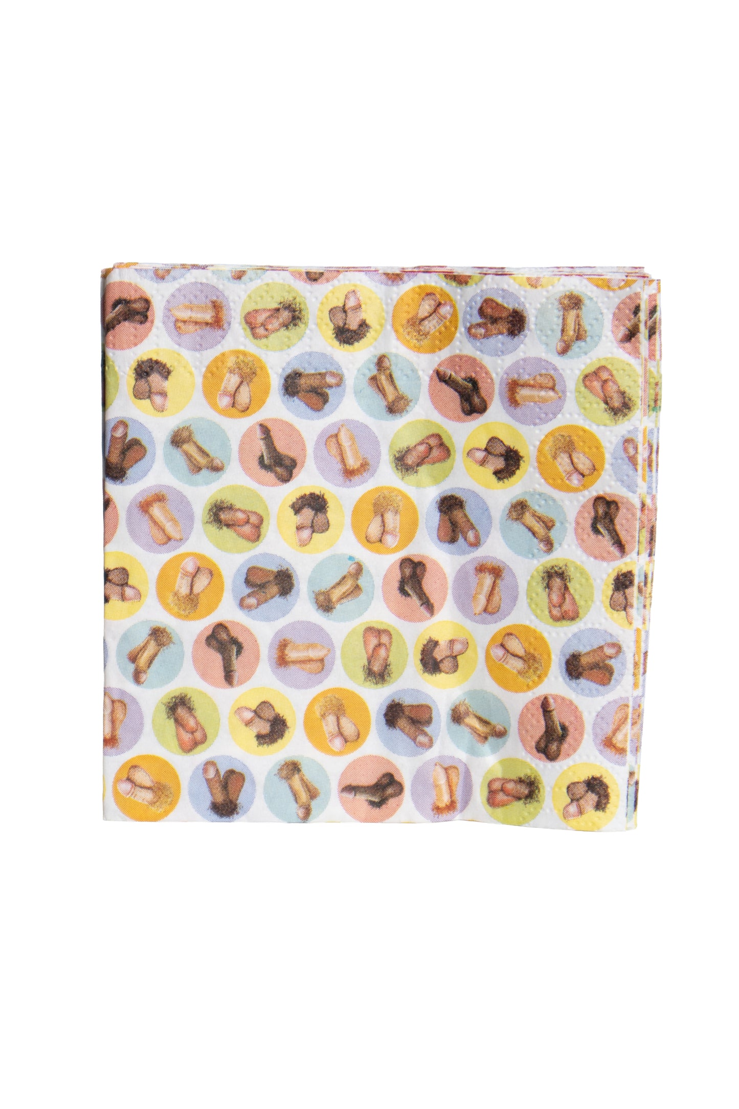 8-Pack Dirty Napkins Mini Penis Cocktail Napkins