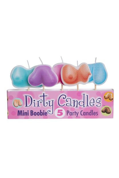 Dirty Candles Mini Boobie Party Candles