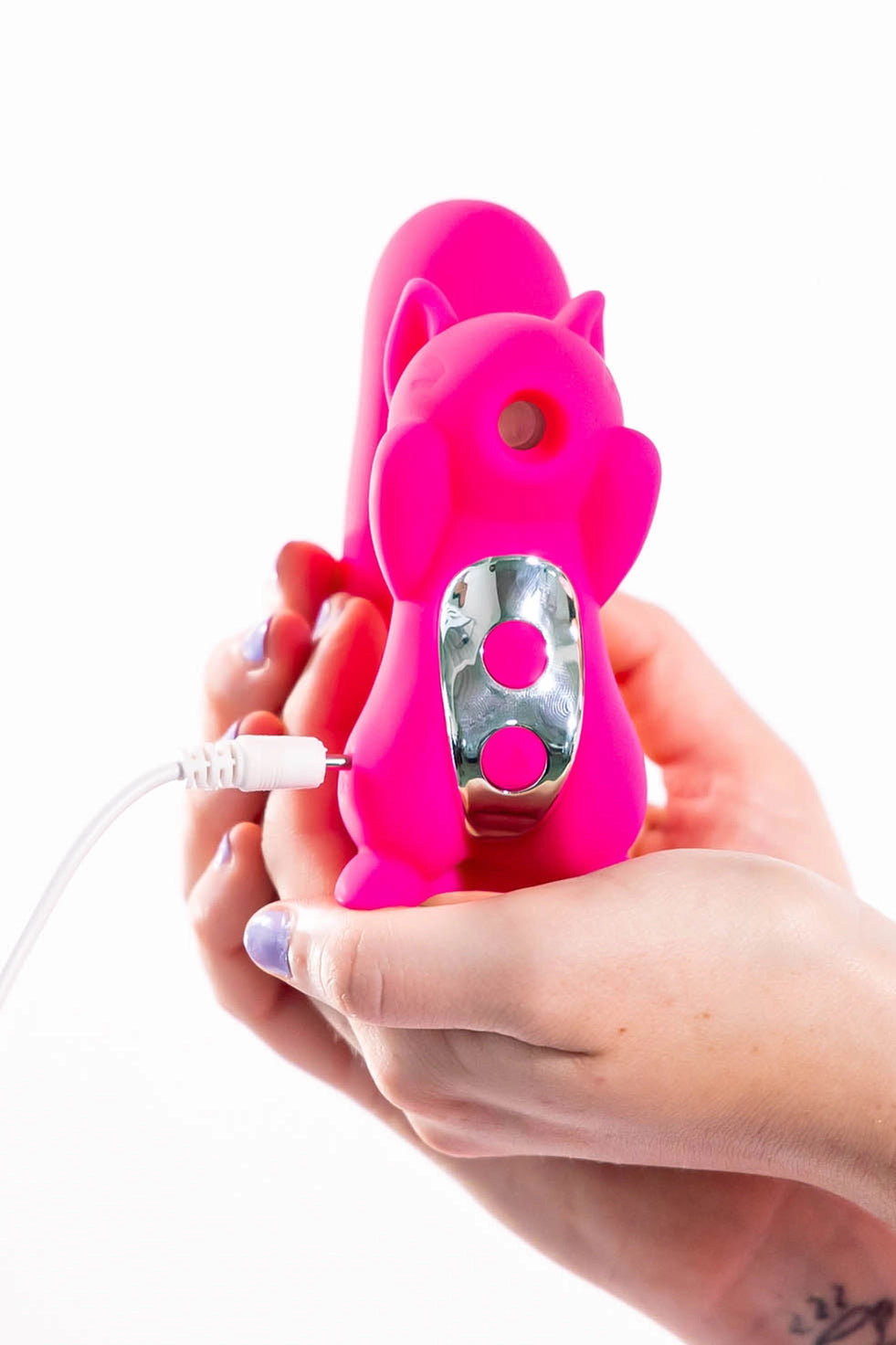 Screaming Squirrel Dual-End Vibrator, Squirrel Air Pulse Vibrator - AlicePrin.com