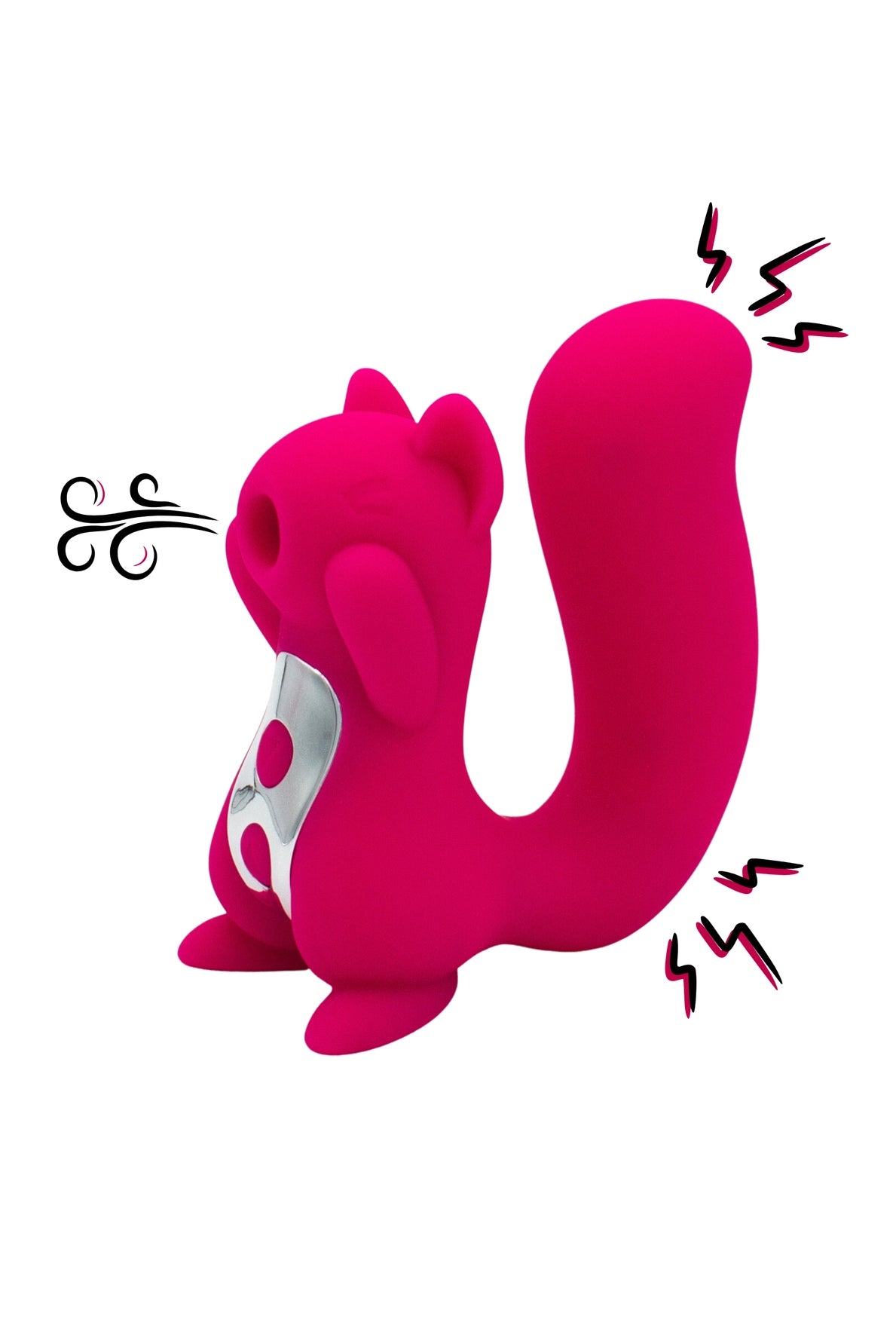 Screaming Squirrel Dual-End Vibrator, Squirrel Air Pulse Vibrator - AlicePrin.com