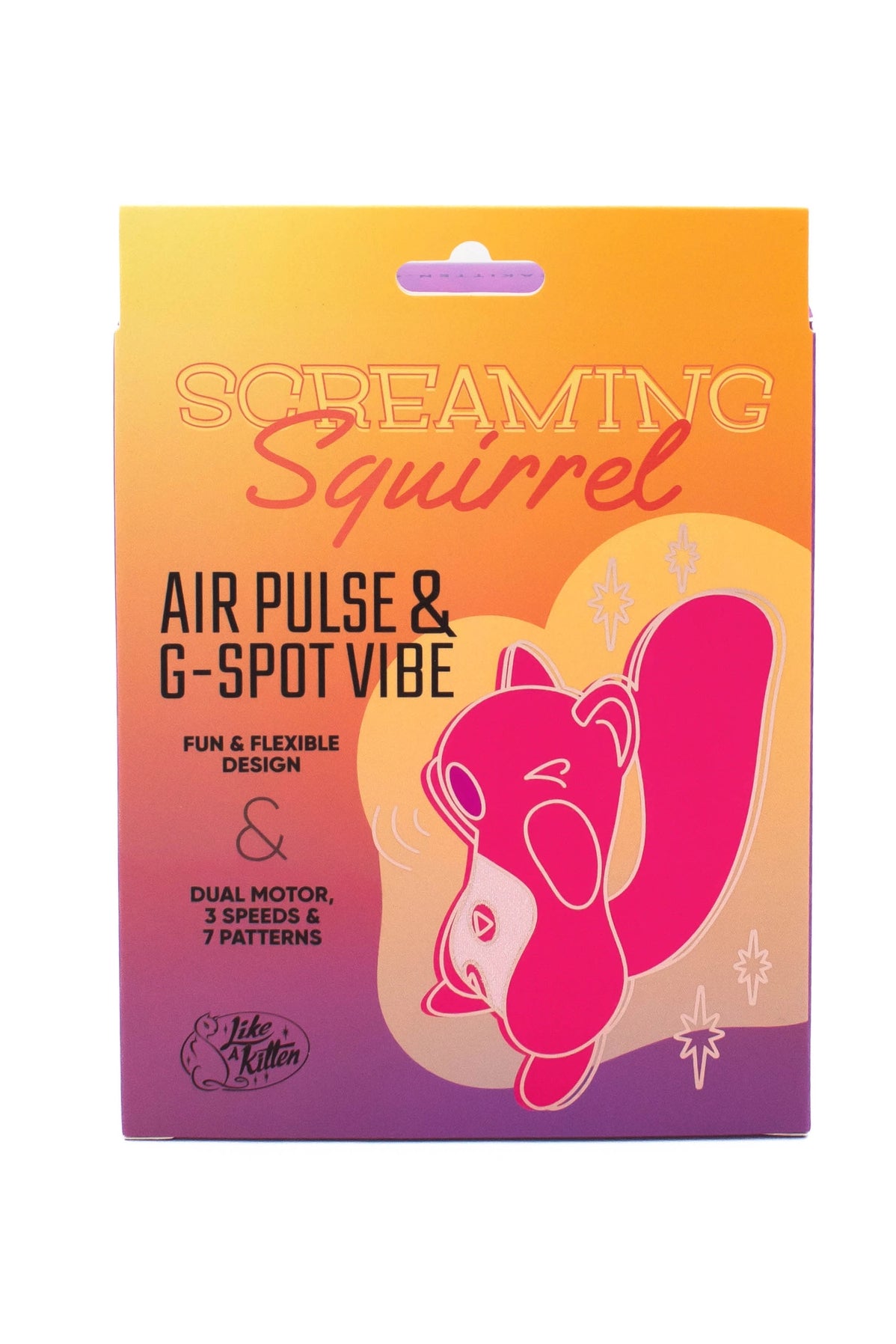 Screaming Squirrel Dual-End Vibrator, Squirrel Air Pulse Vibrator - AlicePrin.com