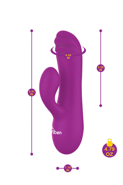 Jolie Mini Pleasure Ridges Rabbit Vibe, Mini Rabbit Vibrator - AlicePrin.com