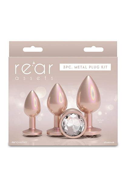 3 Piece Iridescent Anal Plug Set, Anal Training Set - AlicePrin.com