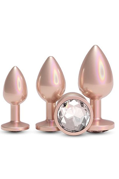 3 Piece Iridescent Anal Plug Set, Anal Training Set - AlicePrin.com