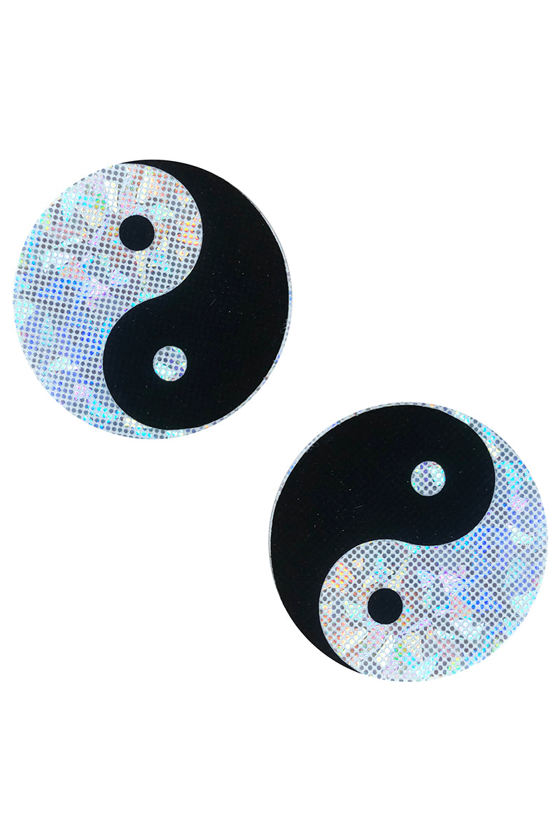Yin Yang Holographic Pasties, Yin Yang Pasties, Yin Yang Nipple Pasties - AlicePrin.com