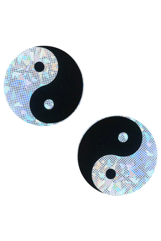 Yin Yang Holographic Pasties, Yin Yang Pasties, Yin Yang Nipple Pasties - AlicePrin.com