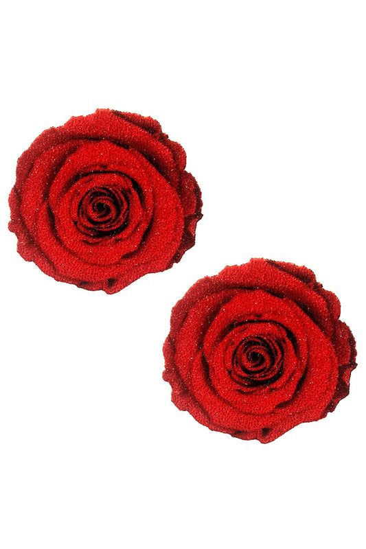 Roses Are Red Pasties, Red Rose Pasties, Rose Nipple Pasties - AlicePrin.com