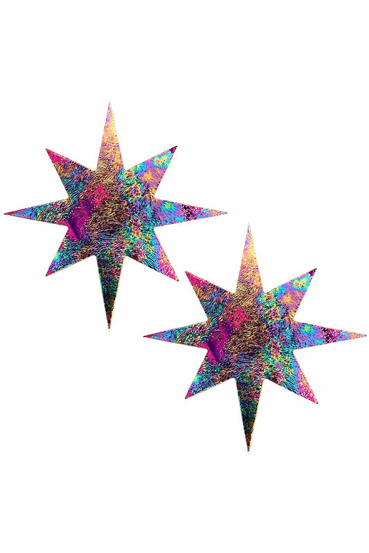 Velvet Cosmo Shooting Star Pasties, Velvet Star Pasties, Star Nipple Pasties - AlicePrin.com