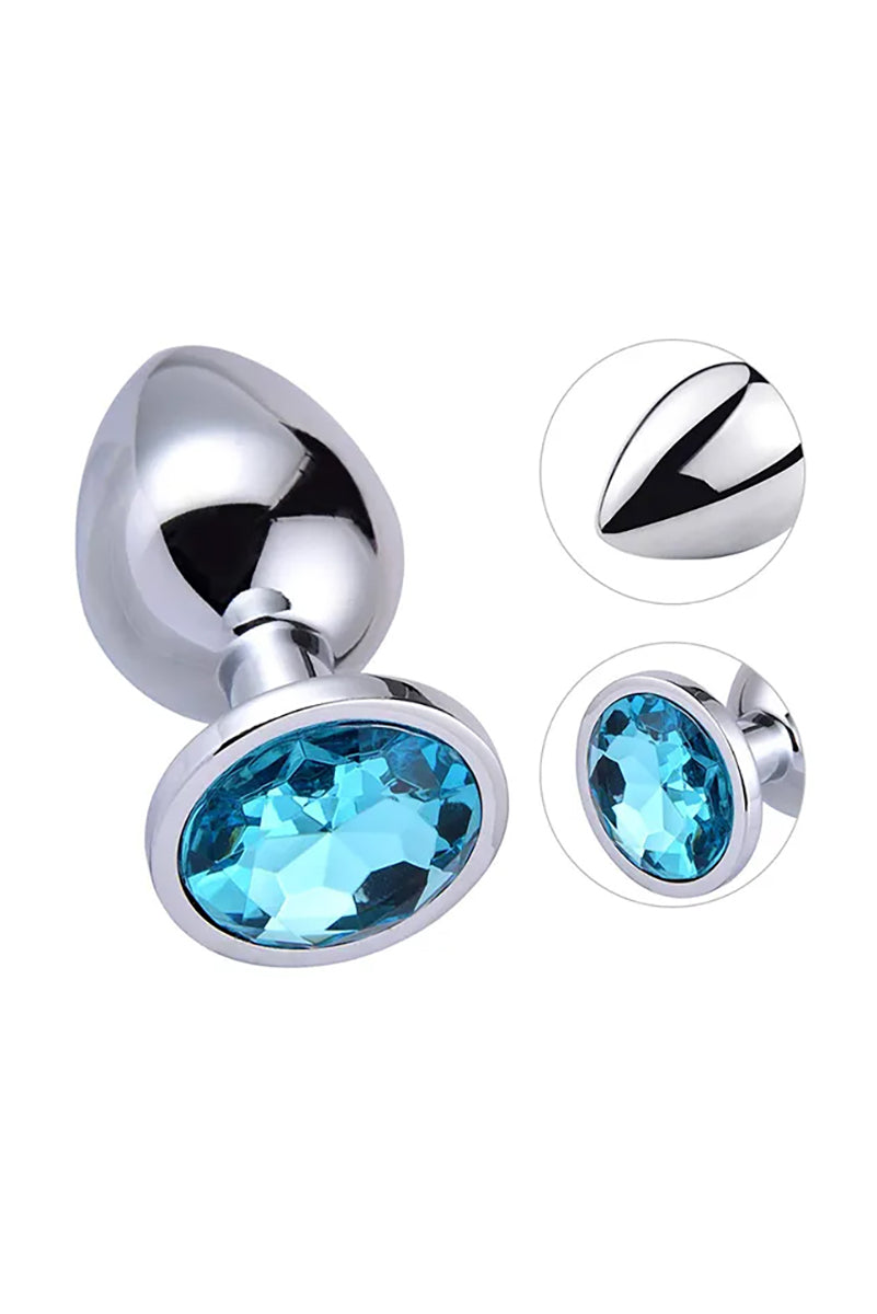 3 Piece Ornate Anal Plug Set, Three Piece Butt Plug Set - AlicePrin.com