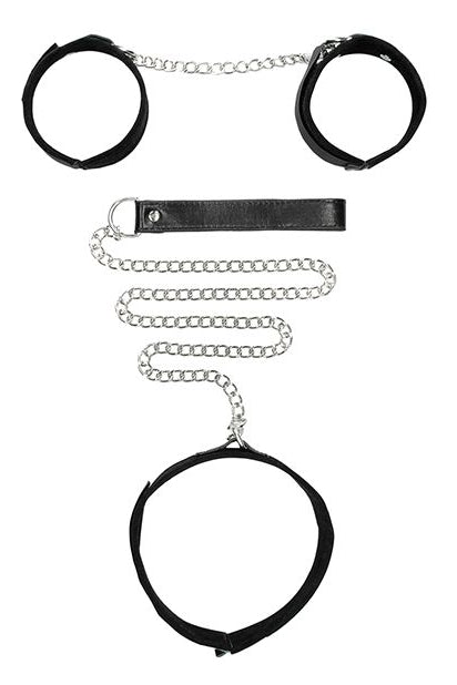 Velcro Collar and Cuffs Set, Cuffs Leash and Collar Set - AlicePrin.com