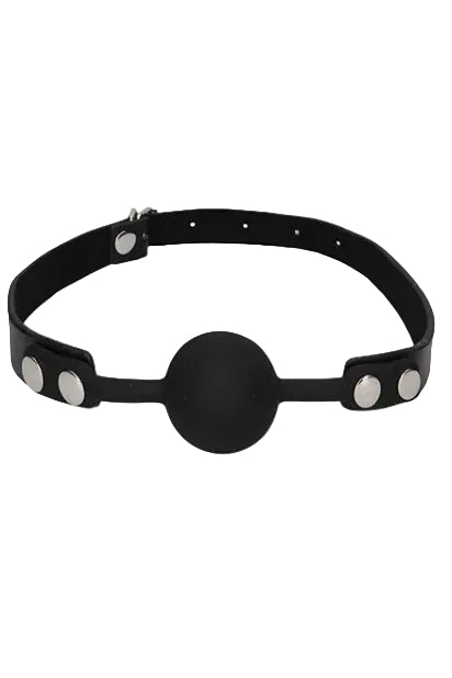 Black Silicone Ball Gag, Black Ball Gag - AlicePrin.com