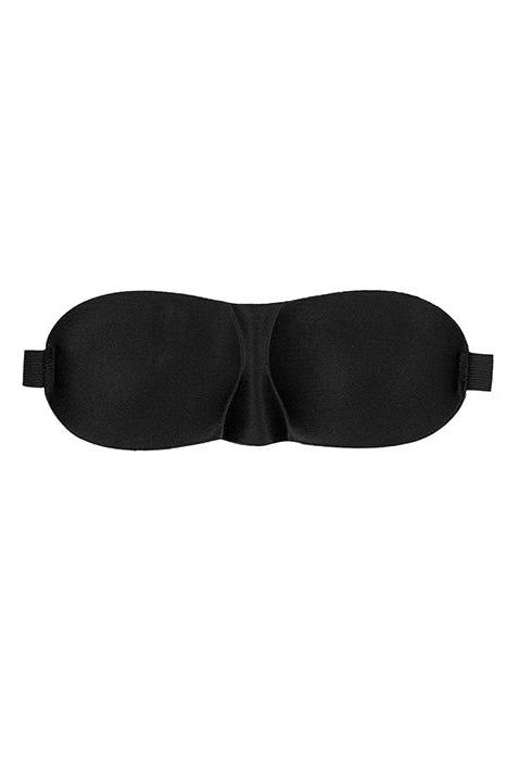 Curvy Satin Blindfold, Black Satin Eye Mask - AlicePrin.com