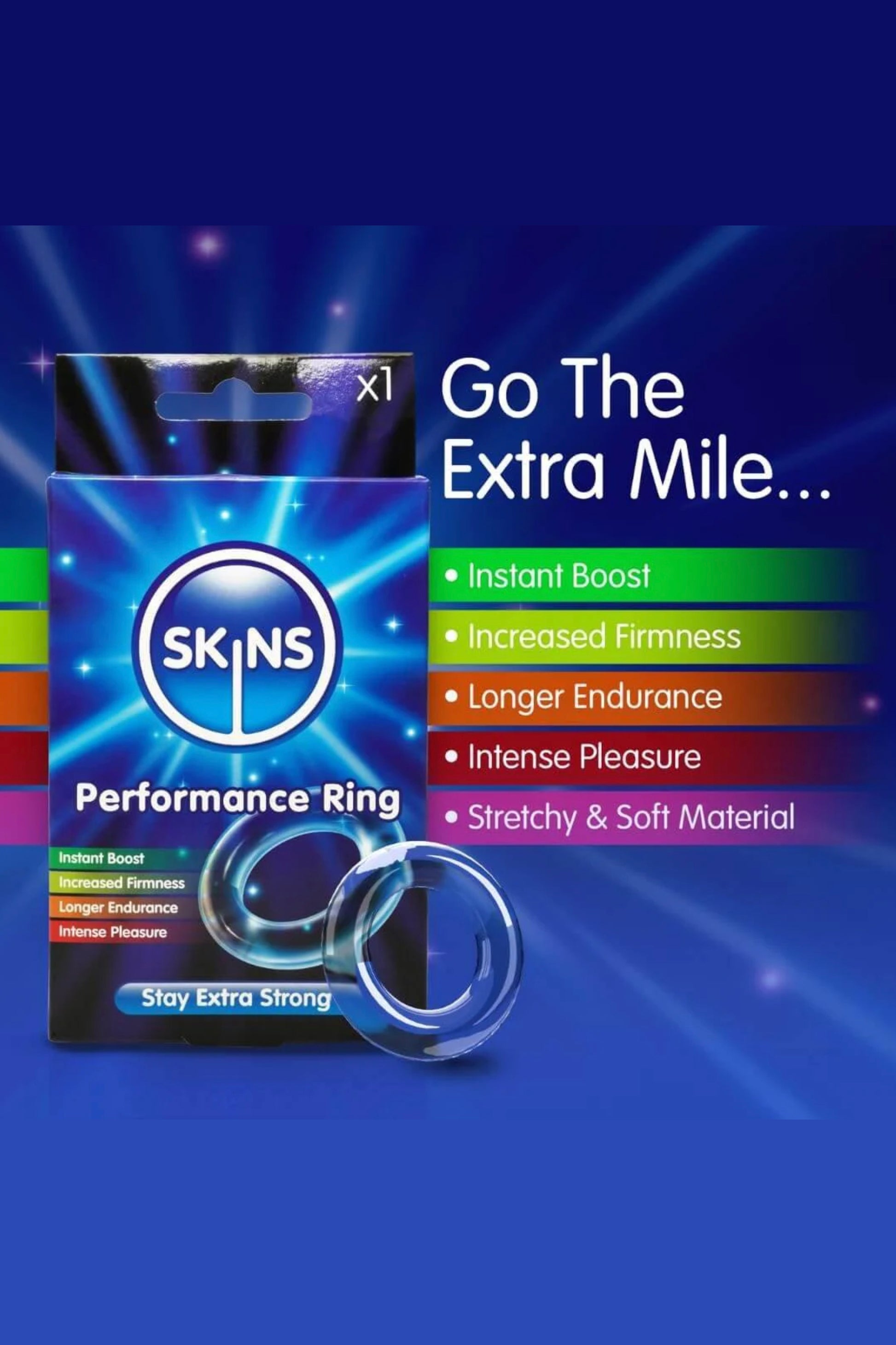 Skins Performance Cock Ring, Clear Cock Ring - AlicePrin.com