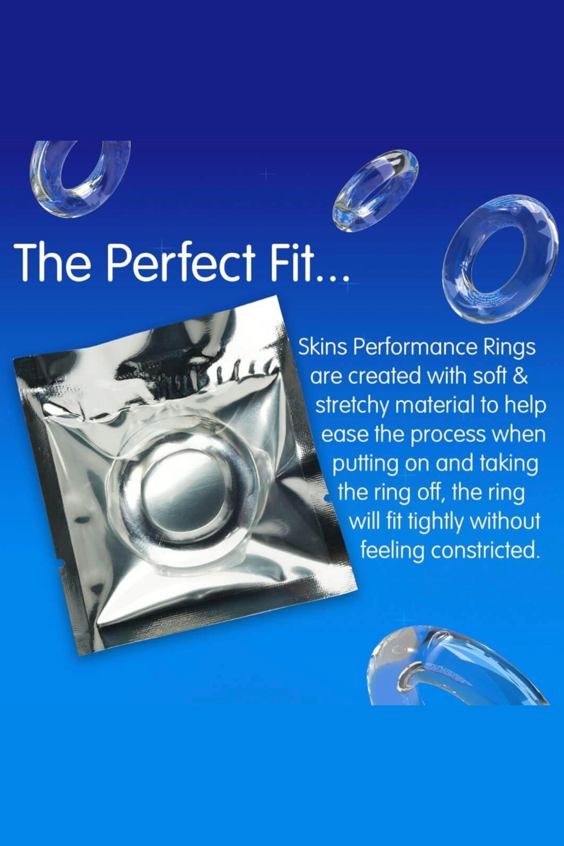 Skins Performance Cock Ring, Clear Cock Ring - AlicePrin.com