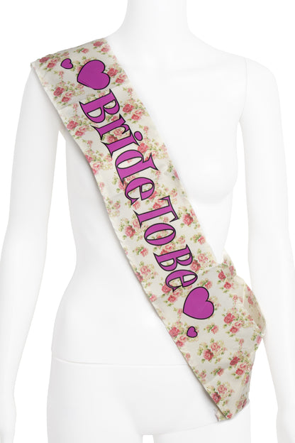 Vintage Bride-To-Be Sash