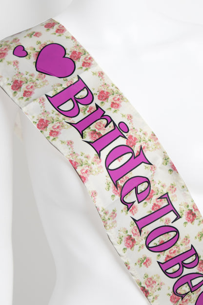 Vintage Bride-To-Be Sash