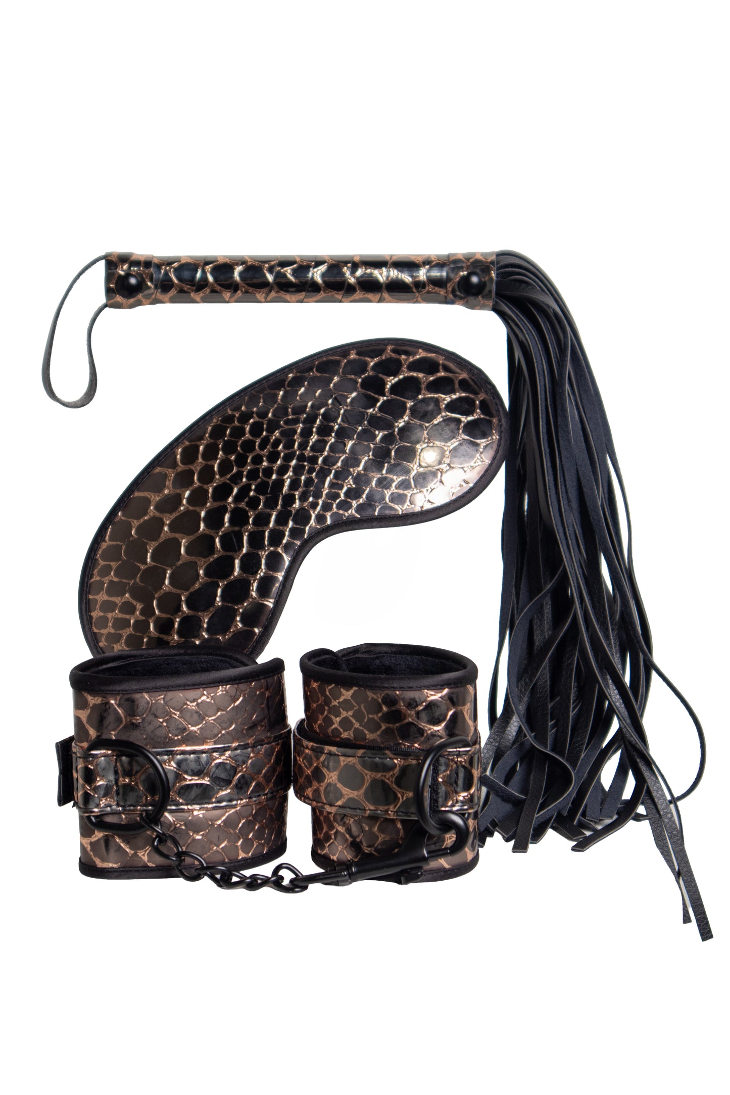 3-Pack Animal Print Bondage Kit, Metallic Bondage Kit - AlicePrin.com