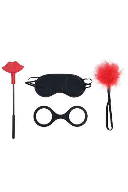 Ex's & Oh's Kiss Kit, Black and Red Sensory Kit - AlicePrin.com