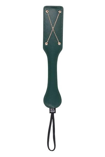 Indica Chain Impressions Paddle, Green Kink Paddle - AlicePrin.com