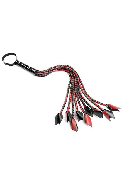 Saffron Braided Flogger, Braided Whip - AlicePrin.com