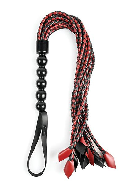 Saffron Braided Flogger, Braided Whip - AlicePrin.com