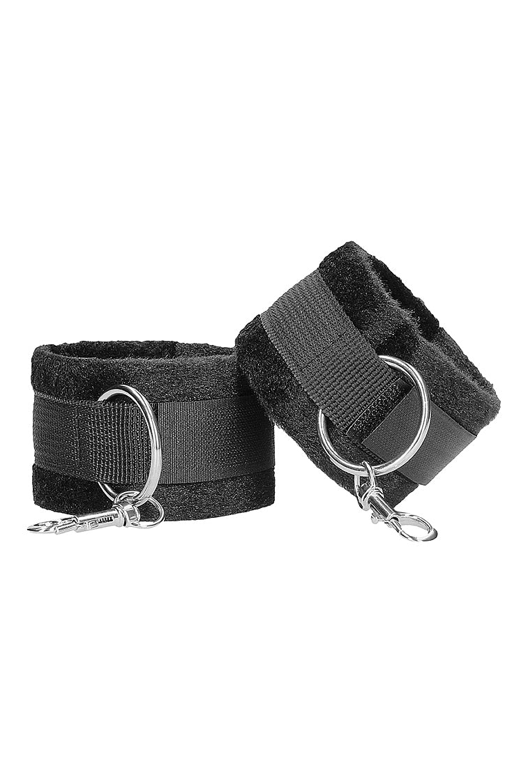 Black Velcro Cuffs, Black Handcuffs, Black Ankle Cuffs - AlicePrin.com