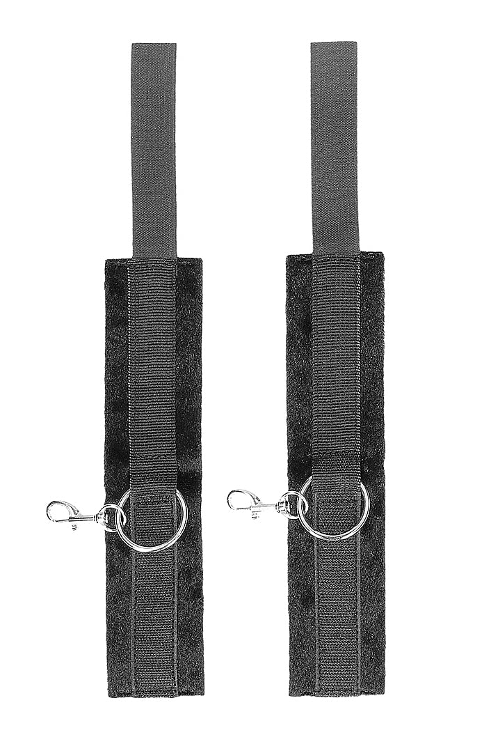 Black Velcro Cuffs, Black Handcuffs, Black Ankle Cuffs - AlicePrin.com