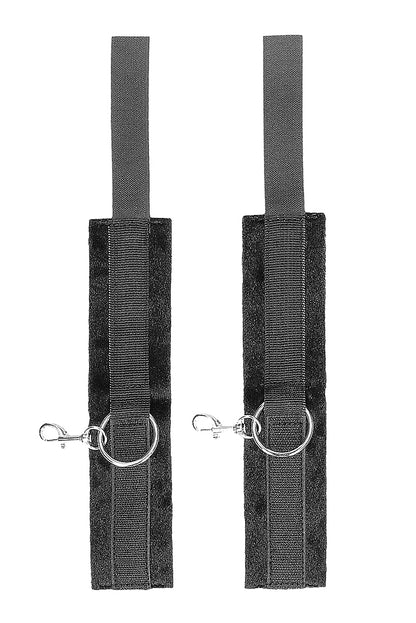 Black Velcro Cuffs, Black Handcuffs, Black Ankle Cuffs - AlicePrin.com