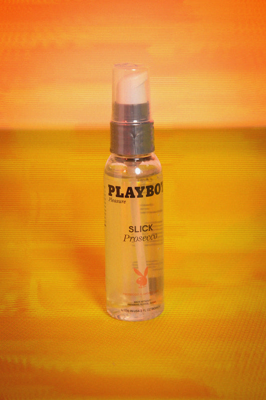 Playboy Pleasure Slick 60mL Lubricant, Prosecco Flavored Lube - AlicePrin.com