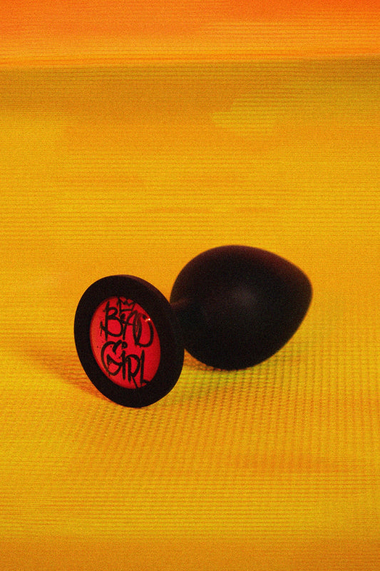 Booty Talk Butt Plug, Black Anal Plug - AlicePrin.com