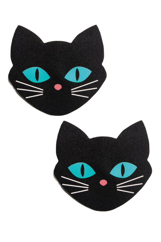 Tittsies Black Cat Pasties, Cat Halloween Pasties - AlicePrin.com