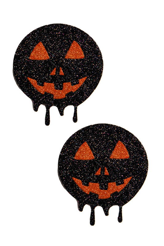 Tittsies Dripping Pumpkin Pasties, Jack o Lantern Pasties - AlicePrin.com