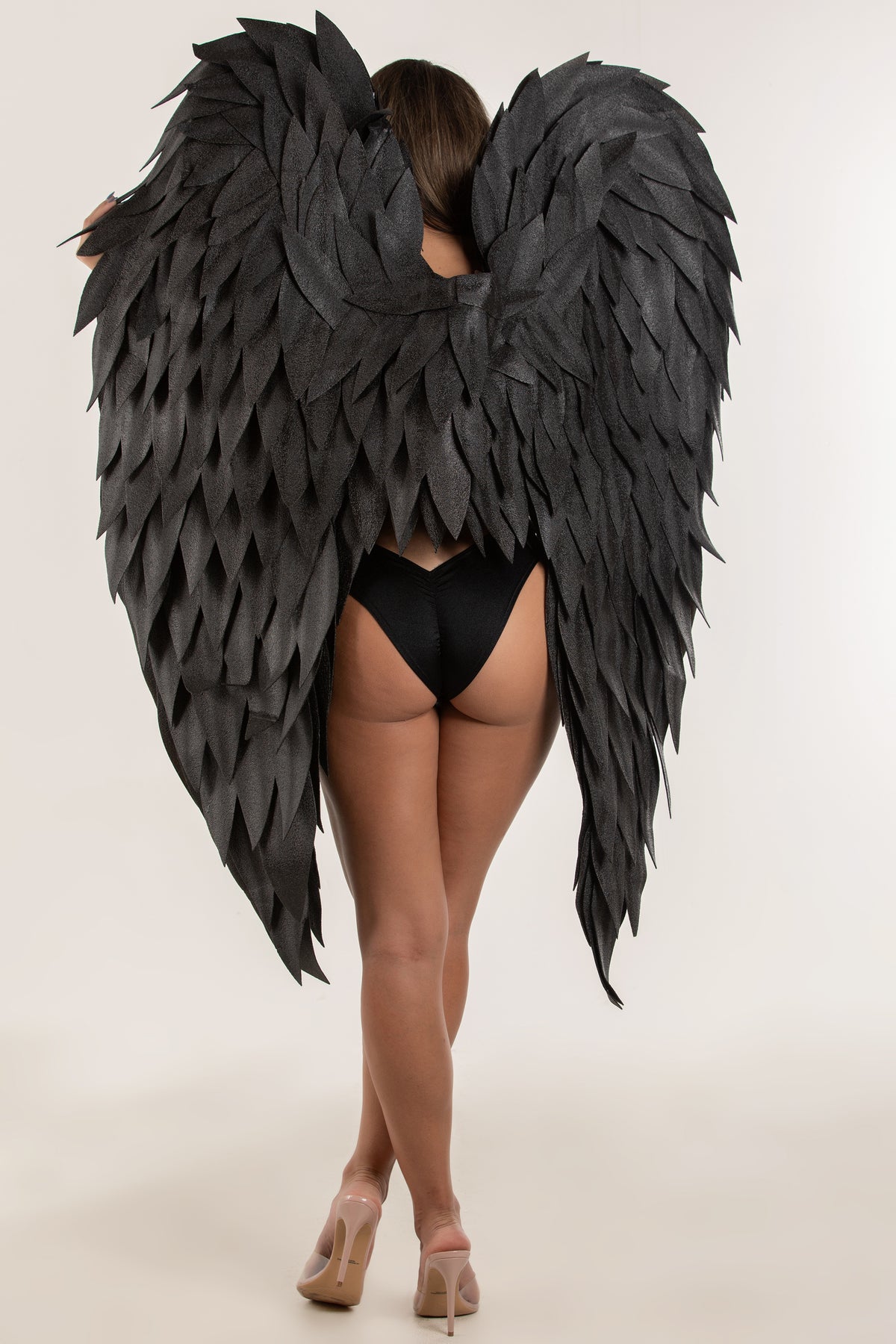 Black Angel Wings, Foam Angel Wings - AlicePrin.com