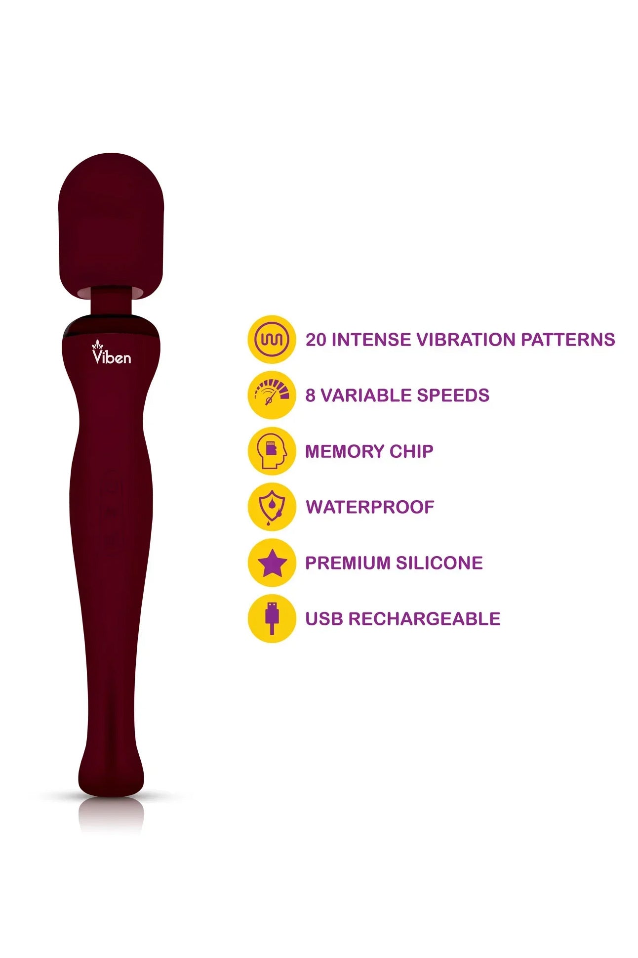 Sultry Wand Vibrator, Wand Massager - AlicePrin.com