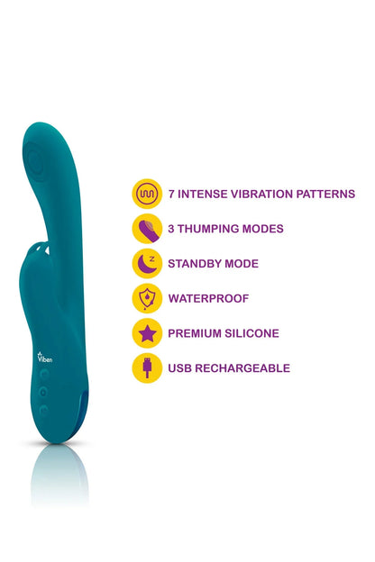 Razzle Thumping Rabbit Dildo, Rabbit Vibrator and Dildo - AlicePrin.com