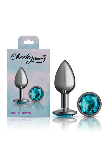 Small Gunmetal Metal Butt Plug, Small Metal Anal Plug - AlicePrin.com