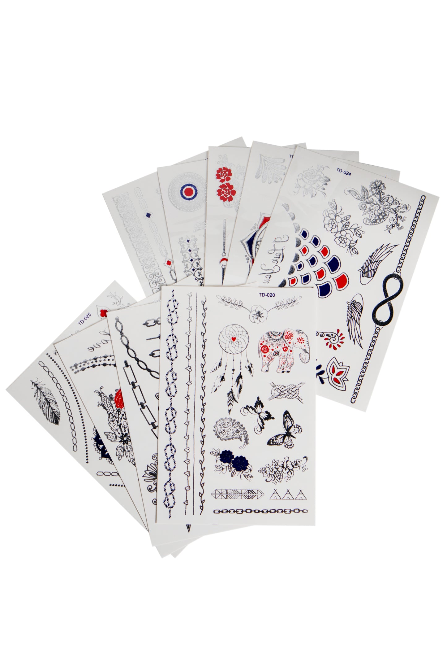Let Your Light Shine Temporary Tattoo Pack, Festival Temporary Tattoo Pack - AlicePrin.com