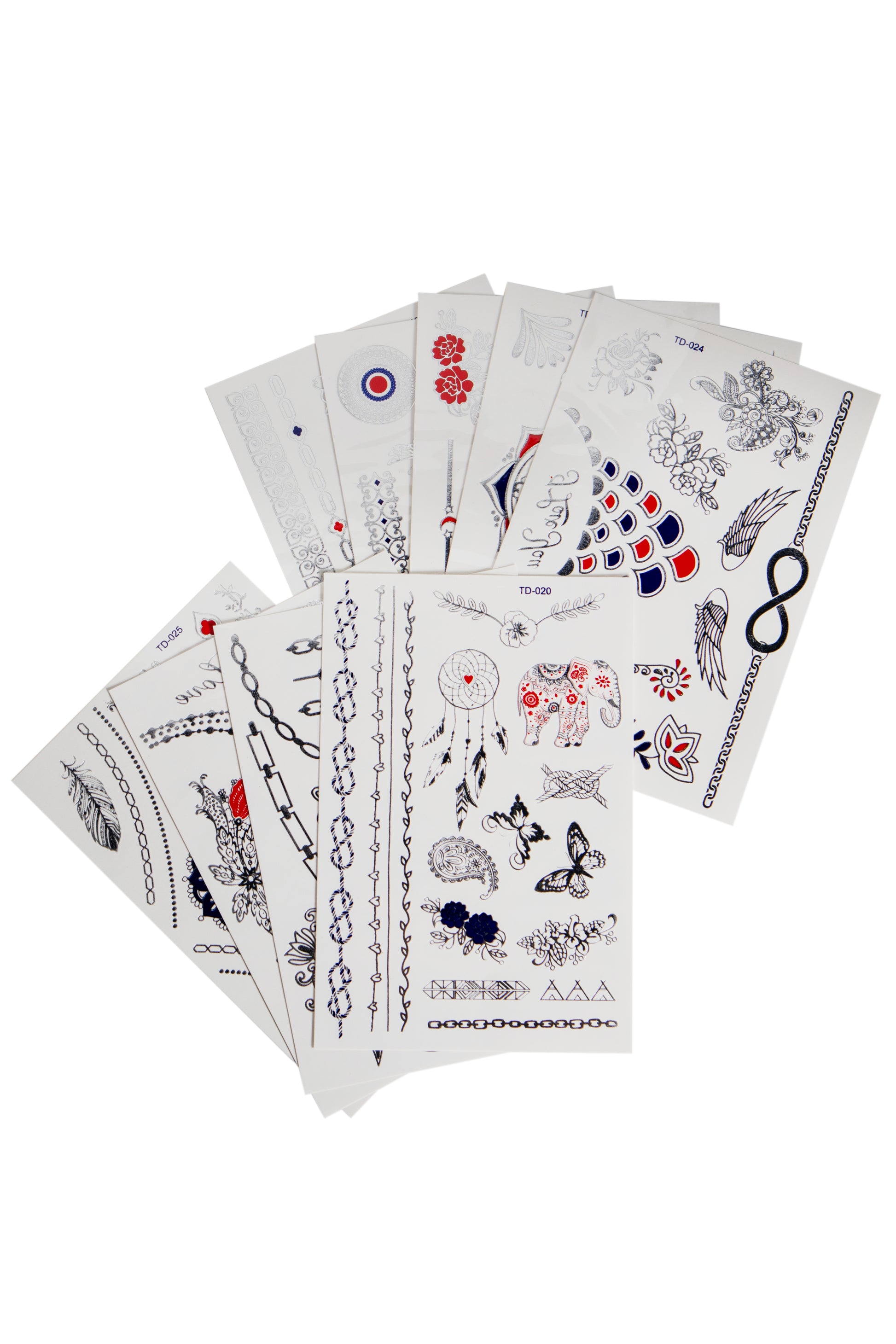 Let Your Light Shine Temporary Tattoo Pack, Festival Temporary Tattoo Pack - AlicePrin.com